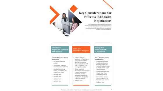 Management Playbook For Business To Business Buyers Pathway Template