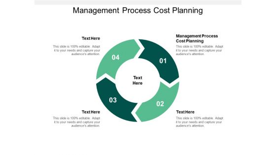 Management Process Cost Planning Ppt PowerPoint Presentation Inspiration Clipart Images Cpb