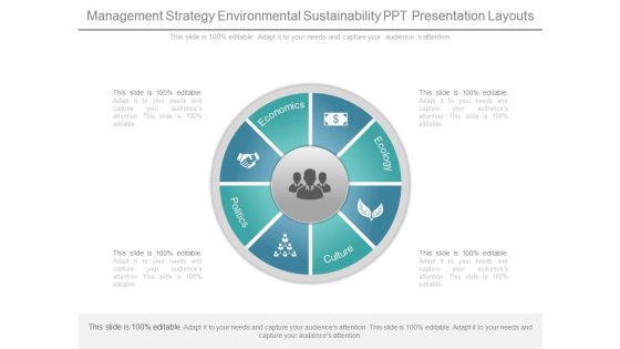 Management Strategy Environmental Sustainability Ppt Presentation Layouts