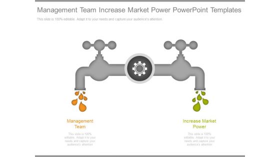 Management Team Increase Market Power Powerpoint Templates