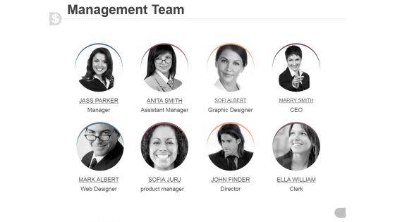 Management Team Template 4 Ppt PowerPoint Presentation Layout