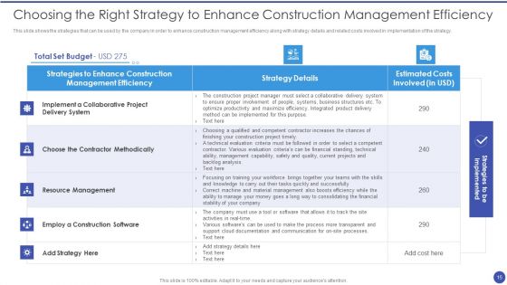 Management Techniques Used To Enhance Project Efficiency Ppt PowerPoint Presentation Complete Deck With Slides