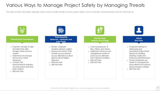Management To Enhance Project Security Ppt PowerPoint Presentation Complete With Slides