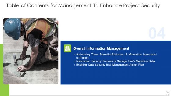 Management To Enhance Project Security Ppt PowerPoint Presentation Complete With Slides
