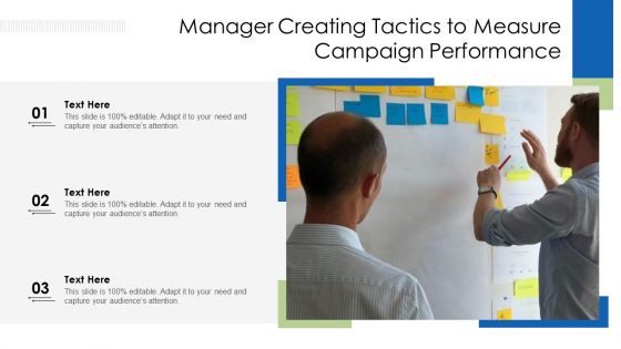 Manager Creating Tactics To Measure Campaign Performance Ppt Show Introduction PDF