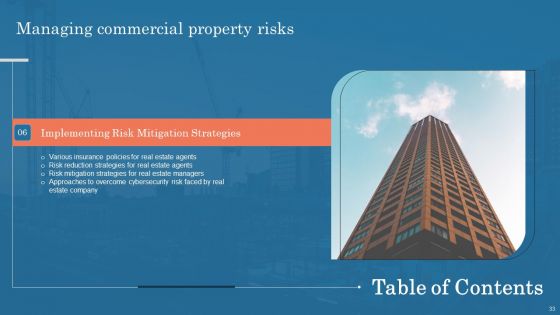Managing Commercial Property Risks Ppt PowerPoint Presentation Complete Deck With Slides
