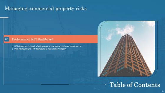 Managing Commercial Property Risks Ppt PowerPoint Presentation Complete Deck With Slides