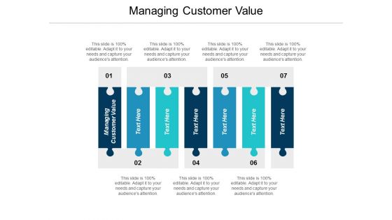 Managing Customer Value Ppt Powerpoint Presentation Infographics Background Cpb