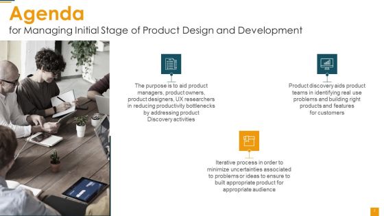 Managing Initial Stage Of Product Design And Development Ppt PowerPoint Presentation Complete Deck With Slides