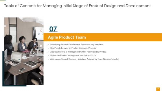 Managing Initial Stage Of Product Design And Development Ppt PowerPoint Presentation Complete Deck With Slides