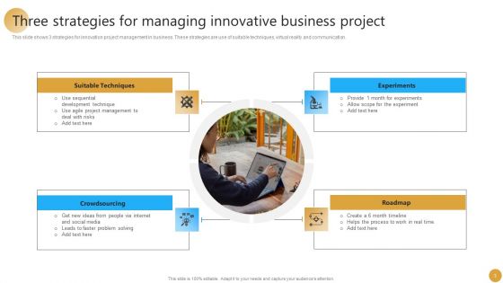 Managing Innovative Business Project Ppt PowerPoint Presentation Complete Deck With Slides