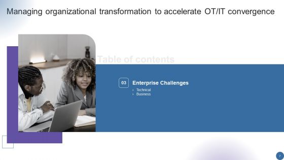 Managing Organizational Transformation To Accelerate OT IT Convergence Ppt PowerPoint Presentation Complete Deck With Slides