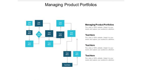 Managing Product Portfolios Ppt PowerPoint Presentation Show Background Images Cpb