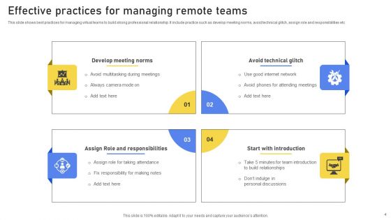 Managing Remote Teams Ppt PowerPoint Presentation Complete Deck With Slides