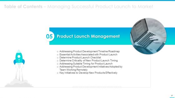Managing Successful Product Launch To Market Ppt PowerPoint Presentation Complete Deck With Slides
