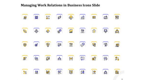 Managing Work Relations In Business Ppt PowerPoint Presentation Complete Deck With Slides