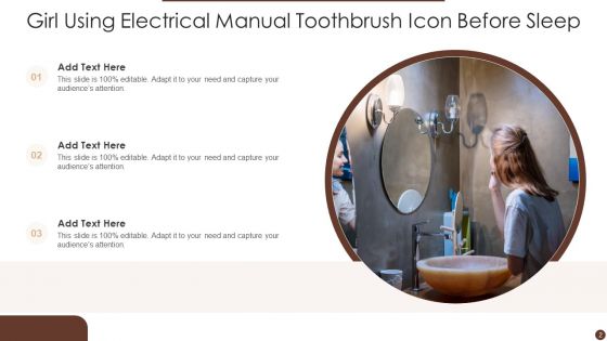 Manual Toothbrush Icon Ppt PowerPoint Presentation Complete With Slides