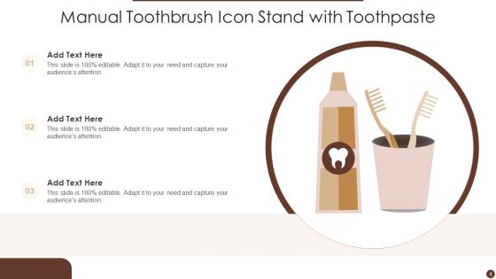 Manual Toothbrush Icon Ppt PowerPoint Presentation Complete With Slides