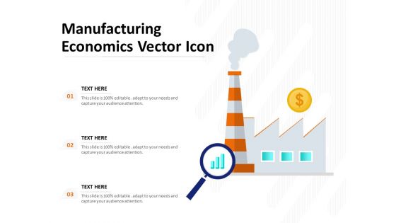 Manufacturing Economics Vector Icon Ppt PowerPoint Presentation Show Sample PDF