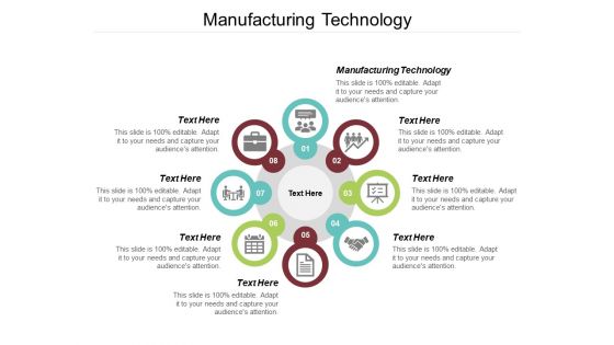 Manufacturing Technology Ppt PowerPoint Presentation Icon Design Ideas Cpb