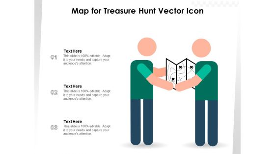 Map For Treasure Hunt Vector Icon Ppt PowerPoint Presentation Inspiration Maker PDF