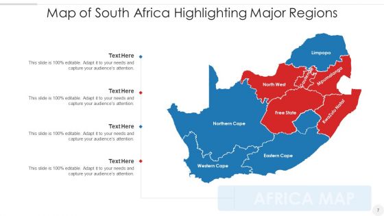 Map Of Africa State Cities Ppt PowerPoint Presentation Complete Deck With Slides