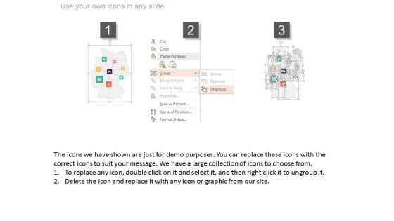 Map With Group Of Internet Based Applications Powerpoint Slides