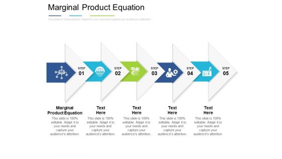 Marginal Product Equation Ppt PowerPoint Presentation Slides Influencers Cpb Pdf