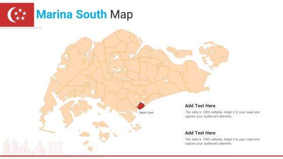 Marina South Map PowerPoint Presentation PPT Template PDF