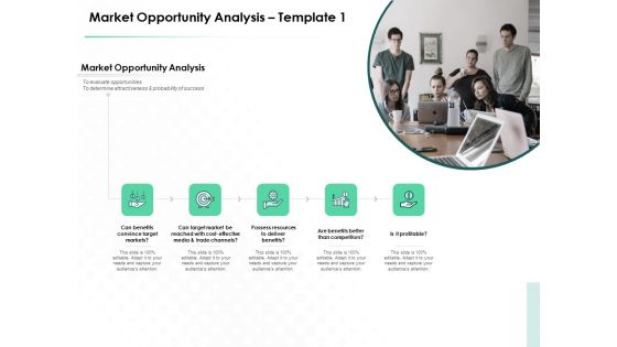 Market Approach To Business Valuation Introduction Market Opportunity Analysis Success Graphics PDF