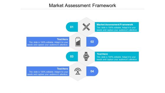 Market Assessment Framework Ppt PowerPoint Presentation Infographic Template Grid Cpb
