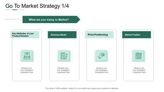 Market Potential Analysis Go To Market Strategy Key Strategies Ppt Pictures Structure PDF