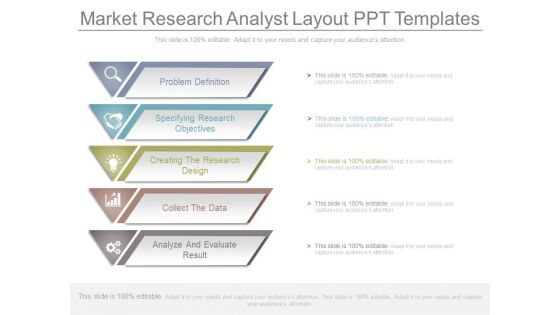 Market Research Analyst Layout Ppt Templates