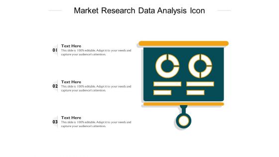 Market Research Data Analysis Icon Ppt PowerPoint Presentation Layouts Graphics Design PDF