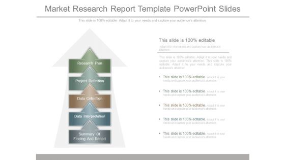Market Research Report Template Powerpoint Slides