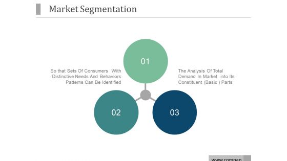 Market Segmentation Ppt PowerPoint Presentation Icon