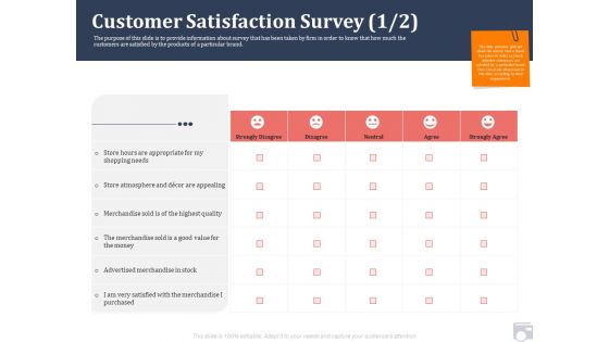 Market Share By Category Customer Satisfaction Survey Agree Ppt Summary Elements PDF