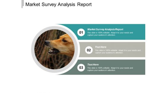Market Survey Analysis Report Ppt PowerPoint Presentation Outline Display Cpb