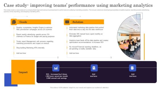 Marketers Guide To Data Analysis Optimization Case Study Improving Teams Performance Using Marketing Professional PDF Marketers Guide To Data Analysis Optimization Case Study Improving Teams Performance Using Marketing Professional PDF