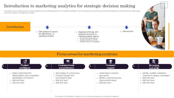 Marketers Guide To Data Analysis Optimization Introduction To Marketing Analytics For Strategic Decision Making Icons PDF