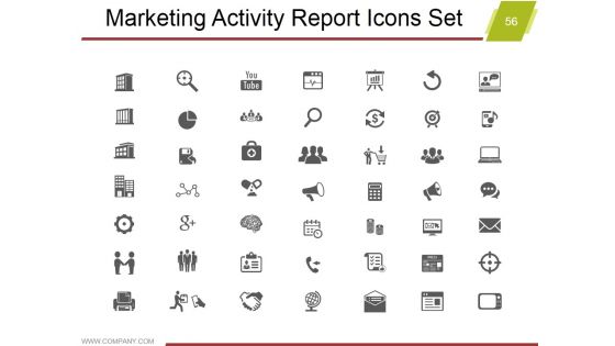 Marketing Activity Report Ppt PowerPoint Presentation Complete Deck With Slides
