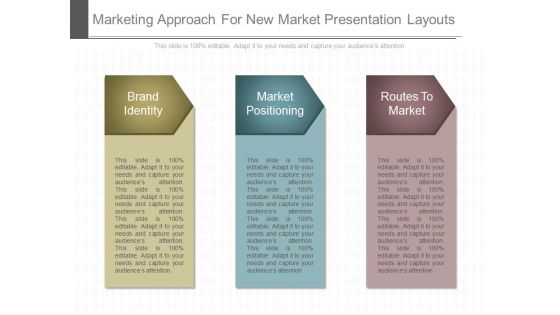 Marketing Approach For New Market Presentation Layouts Marketing Approach For New Market Presentation Layouts