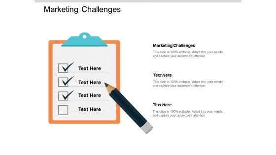 Marketing Challenges Ppt PowerPoint Presentation Slides Inspiration Cpb