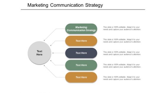 Marketing Communication Strategy Ppt Powerpoint Presentation Outline Visuals Cpb