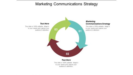 Marketing Communications Strategy Ppt PowerPoint Presentation File Show Cpb
