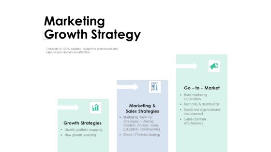 Marketing Growth Strategy Ppt PowerPoint Presentation Outline Tips