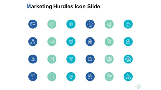 Marketing Hurdles Ppt PowerPoint Presentation Complete Deck With Slides