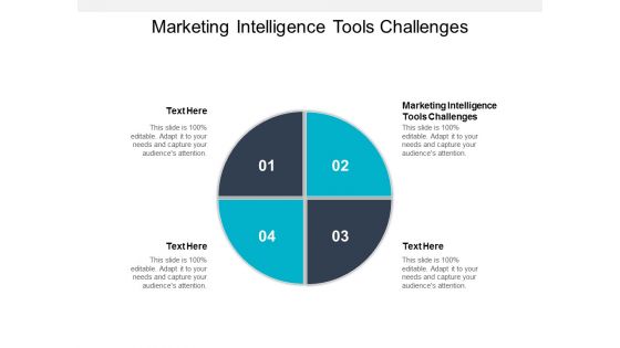 Marketing Intelligence Tools Challenges Ppt PowerPoint Presentation Icon Brochure Cpb