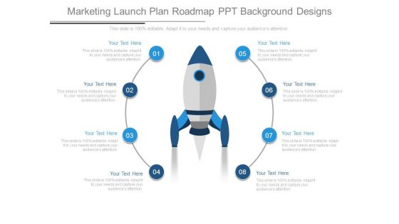 Marketing Launch Plan Roadmap Ppt Background Designs