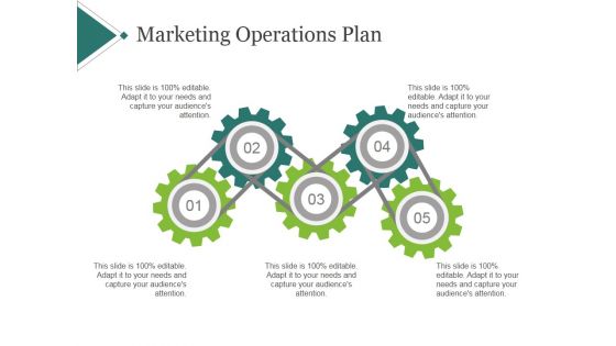 Marketing Operations Plan Ppt PowerPoint Presentation Professional